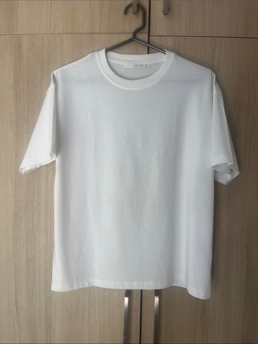 Zara Boy White Crewneck Short Sleeve Tee